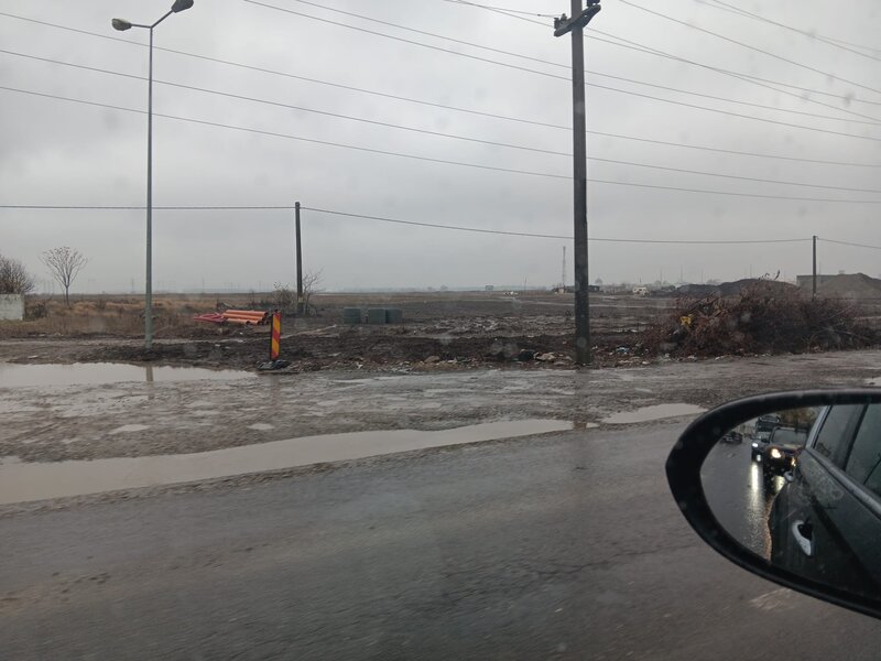 Domnesti, Centura zona industriala pentru hala.