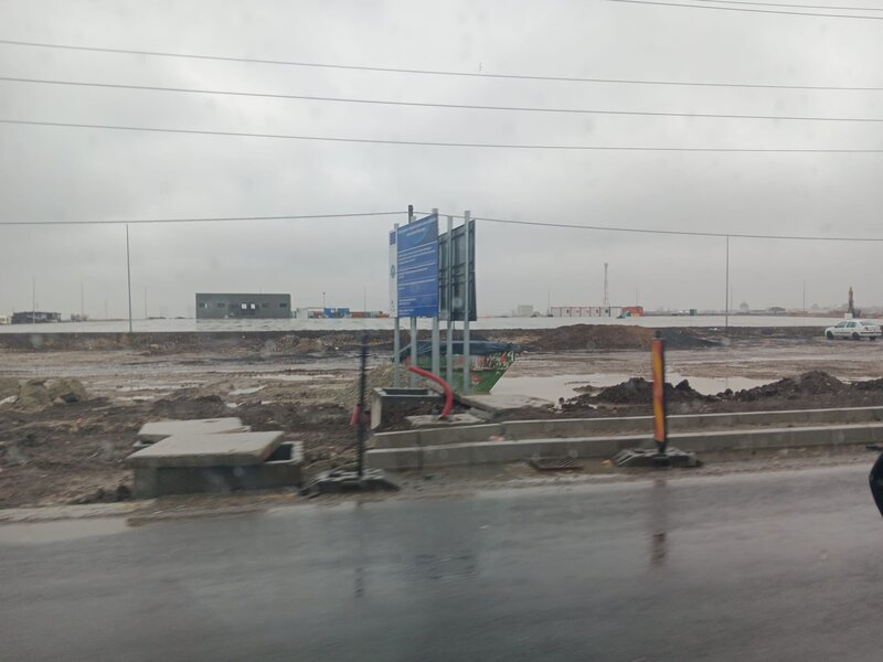 Domnesti, Centura zona industriala pentru hala.